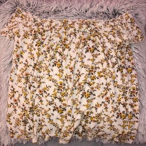 American Eagle Rouched Off The Shoulder Top